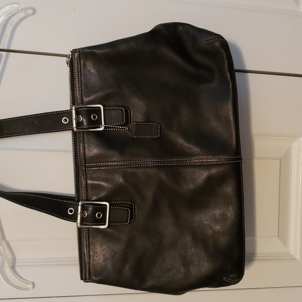 Coach black handbag